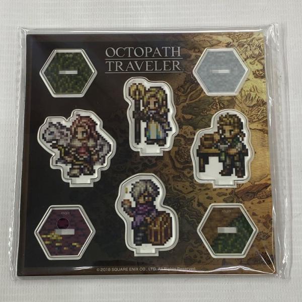 《未開封》スクウェア・エニックス オクトパストラベラー A 左向き オフィーリア・クレメント他 アクリルスタンド《山城店》◆U034