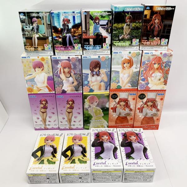 《未開封》五等分の花嫁 ちょこのせプレミアム Coreful 他 中野一花 二乃 三玖 四葉 五月 19点セット《フィギュア・山城店》◆O5683