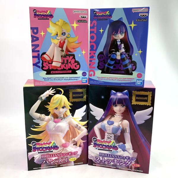 《未開封》New PANTY ＆ STOCKING with GARTERBELT BRILLIANT モニタートップフィギュア 4個セット《フィギュア・山城店》◆O097