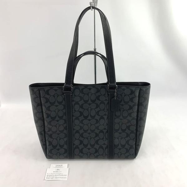 COACH コーチ ハドソン シグネチャー ダブルハンドル トート/ショルダーバッグ 店頭/他モール併売《ブランド・山城店》Y284