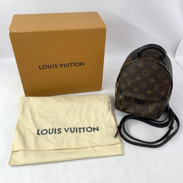 《美品》LOUIS VUITTON ルイヴィトン モノグラム パームスプリングス MINI リュックサック/店頭/他モール併売《ブランド・山城店》A4175