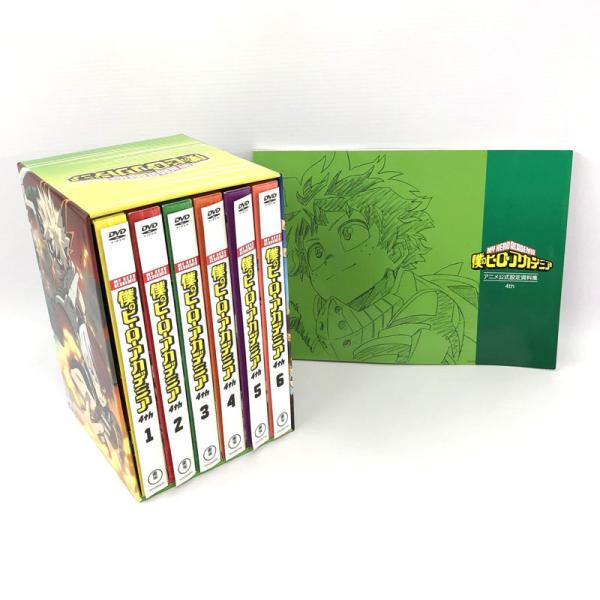 《帯付》僕のヒーローアカデミア 4th 初回生産限定版 全6巻セット アニメイト 収納BOX付き/ 店頭/他モール併売《DVD部門・山城店》O8956