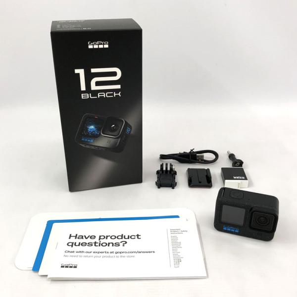 《ジャンク品扱い》GoPRO CHDHX-121-FW アクションカメラ GoPRO  HERO12 BLACK【製造番号：C3501325940467】店頭/併売《家電・山城店》Y251