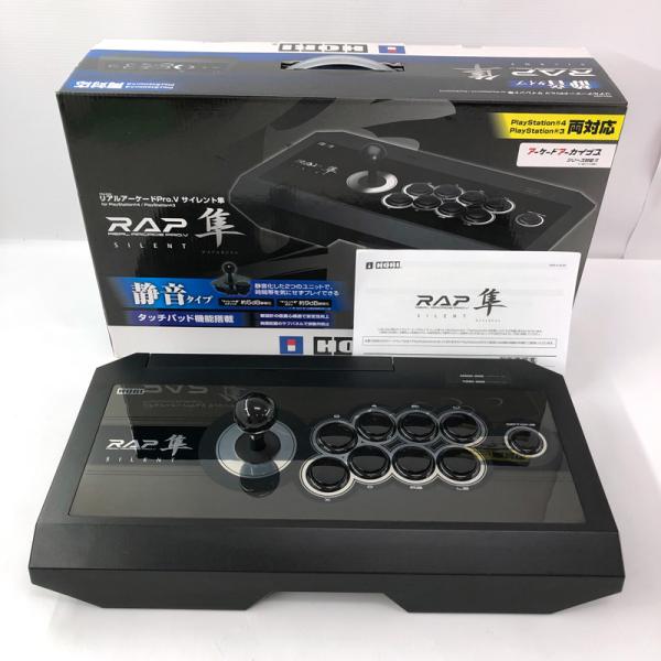 《ジャンク扱い》リアルアーケードPro.V HAYABUSA SILENT 動作確認済み/周辺機器/PS4/PS3/HORI/店頭/他モール併売《ゲーム・山城店》S870
