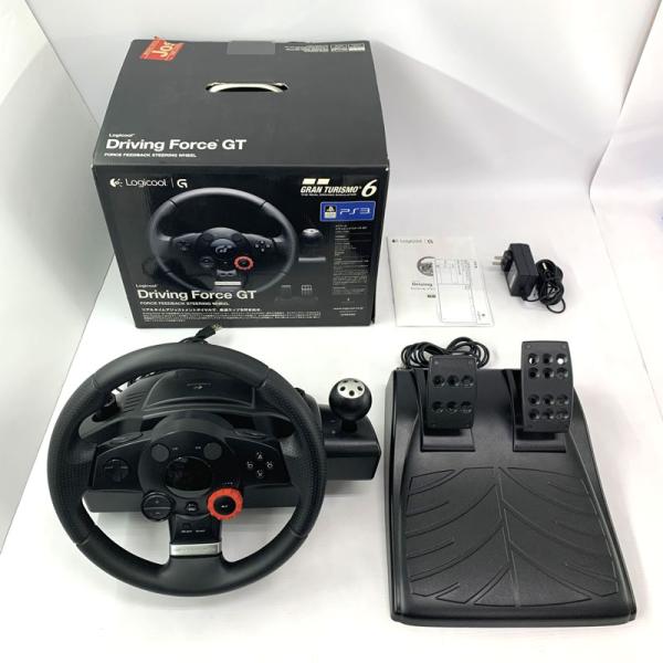 《ジャンク扱い》Logicool Driving Force GT LPRC-14500 動作確認済み/周辺機器/ロジクール/PS3/店頭/他モール併売《ゲーム・山城店》Y221