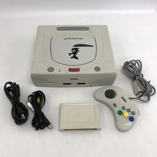 《ジャンク扱い・レトロ》セガサターン ソニックバージョン+パワーメモリー/SEGA/ニューサターン/トイザらス限定/併売<ゲーム 山城店>A3686