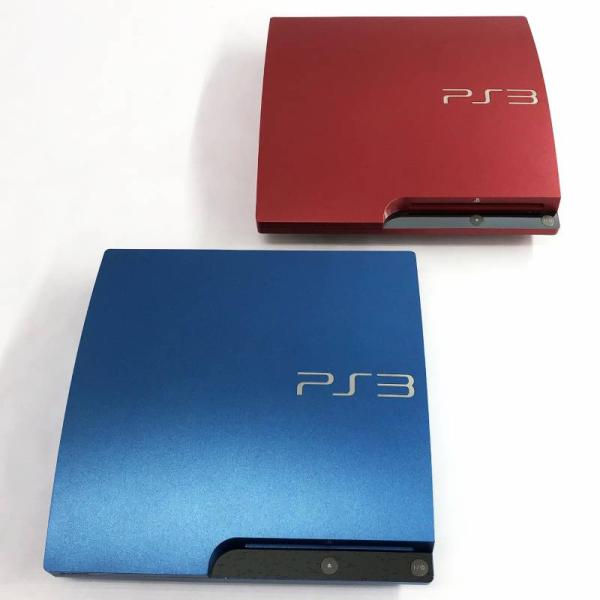 《ジャンク》プレイステーション3 CECH-3000B ブルー&レッド 本体のみ 2台セット PS3/PlayStation3/プレステ3/併売《ゲーム・山城店》A4119