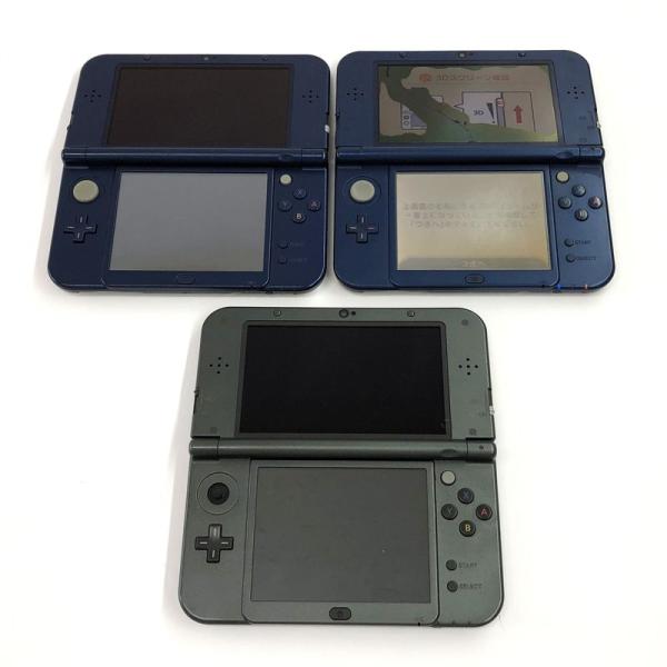 《ジャンク》NEWニンテンドー3DSLL 本体のみ 3台セット Nintendo/店頭/他モール併売《ゲーム・山城店》R2101