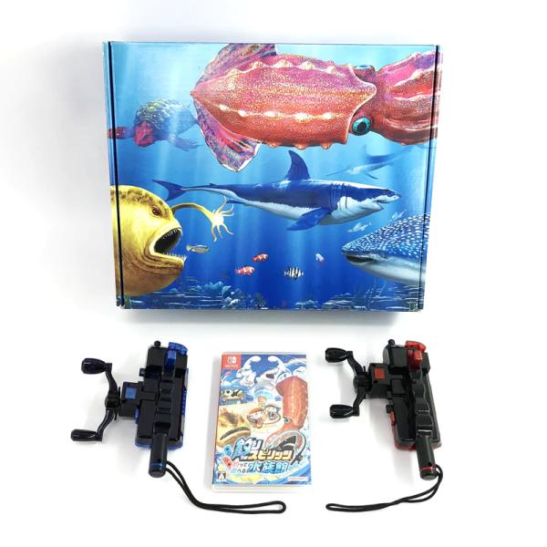 釣りスピリッツ 釣って遊べる水族館+専用サオコン2個セット/Switch/店頭/他モール併売《ゲーム・山城店》R1599