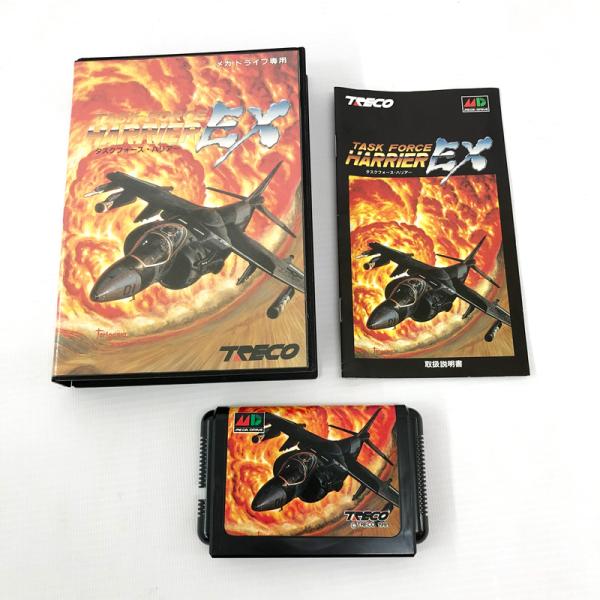 《ジャンク扱い》《レトロ》タスクフォース・ハリアーEX 動作確認済/TASK FORCE HARRIER EX/メガドライブ/店頭/併売《ゲーム・山城店》R754