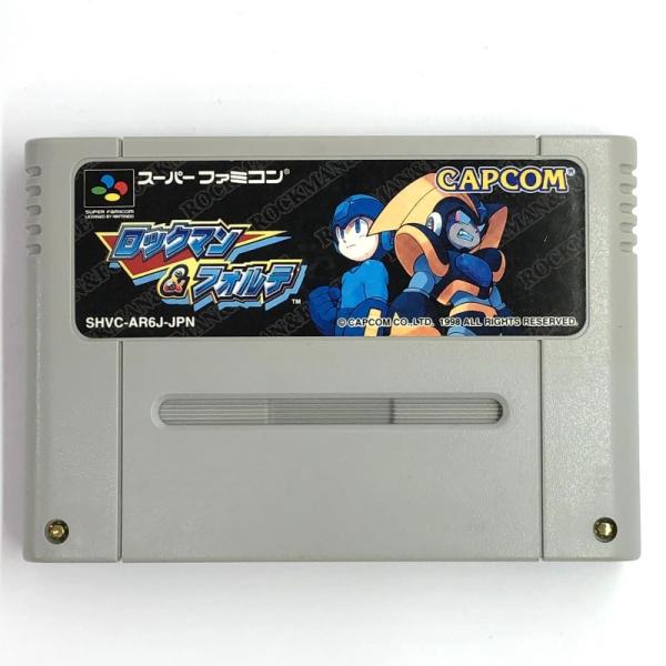 《ジャンク扱い》《レトロ》SFC ロックマン&フォルテ ソフトのみ 動作確認済み 店頭/他モール併売《ゲーム・山城店》A3867