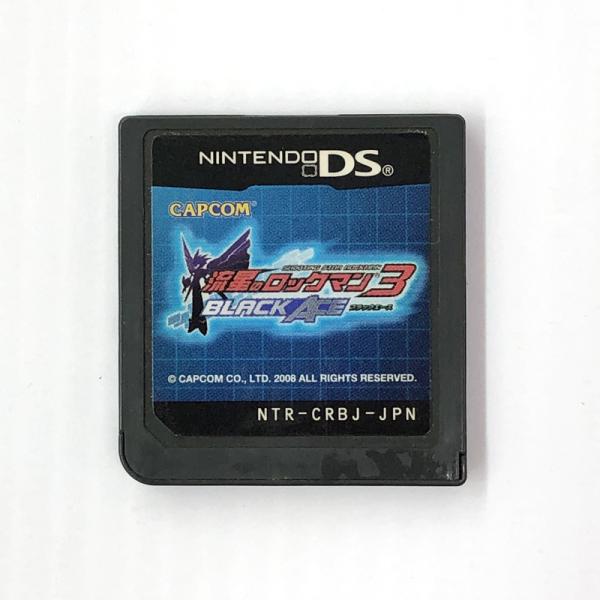 《ジャンク扱い》流星のロックマン3 ブラックエース ロムのみ 動作確認済 DS/店頭/他モール併売《ゲーム・山城店》R1337