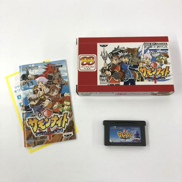 《ジャンク扱い》サモンナイト クラフトソード物語 バンプレストベスト 動作確認済/ゲームボーイアドバンス/併売《ゲーム・山城店》Y234