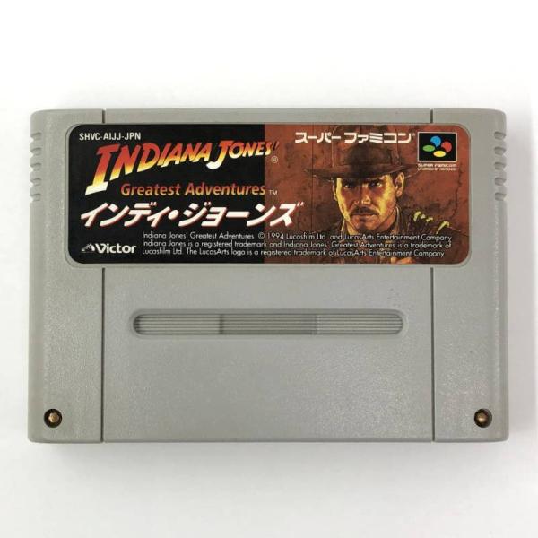 《ジャンク扱い》インディ・ジョーンズ　Greatest Adventures ソフトのみ/スーパーファミコン/SNES/併売《ゲーム・山城店》A4188