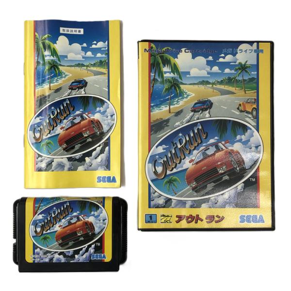 《ジャンク扱い》アウトラン 動作確認済み/OutRun/メガドライブ/SEGA/店頭/他モール併売《ゲーム・山城店》S969