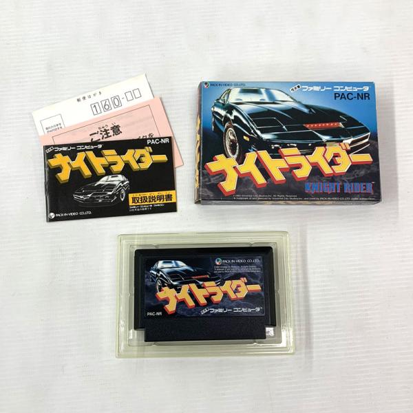 《ジャンク扱い》ナイトライダー ハガキ付 動作確認済み/Knight Rider/ファミリーコンピュータ/NES/店頭/併売《ゲーム・山城店》Y305