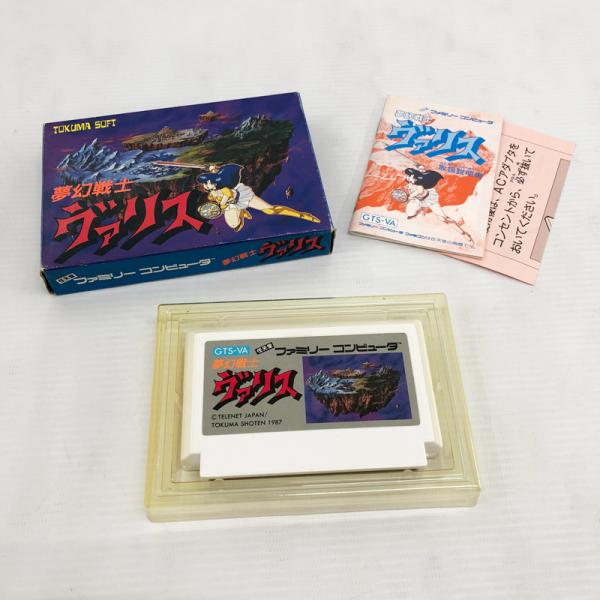 《ジャンク扱い》夢幻戦士ヴァリス 動作確認済み/The Fantasm Soldier Valis/ファミリーコンピュータ/NES/併売《ゲーム・山城店》R1965