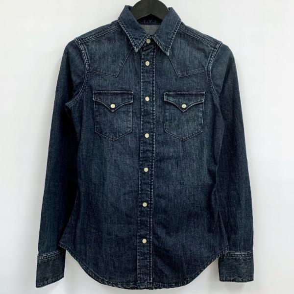 RALPH LAUREN ラルフローレン ウエスタン デニム長袖シャツ サイズ : 2/店頭/他モール併売《レディース古着・山城店》A3321