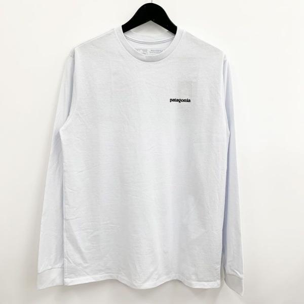 《美品》patagonia L/S P-6 LOGO RESPONSIBILI-TEE P-6 ロングスリーブTシャツ サイズ : S/アウトドア 併売《メンズ古着・山城店》U139t