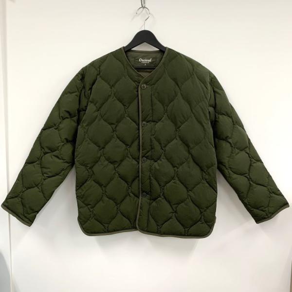 ORCIVAL Limonta Nylon ノーカラー キルティングジャケット/RC-8089 NWB サイズ : 5/セレクト 併売《メンズ古着・山城店》U327