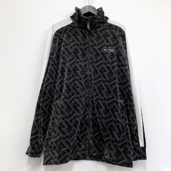 《美品》PUMA×SQUID GAME プーマ イカゲームT7 ICONIC ベロア トラックジャケット サイズ:XL/アウトドア/併売《メンズ古着 山城店》A3293