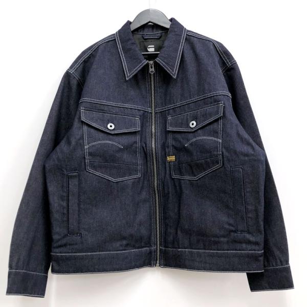 《美品》G-STAR RAW ジースターロゥ DAKOTA ZIP JACKET ジップデニムジャケット サイズ : XL/インポート/併売《メンズ古着 山城店》O6347