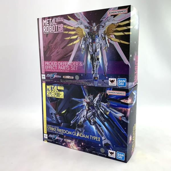 《未開封》METAL ROBOT魂 ＜SIDE MS＞ ストライクフリーダムガンダム弐式 プラウドディフェンダー セット /併売《フィギュア・山城》O9895