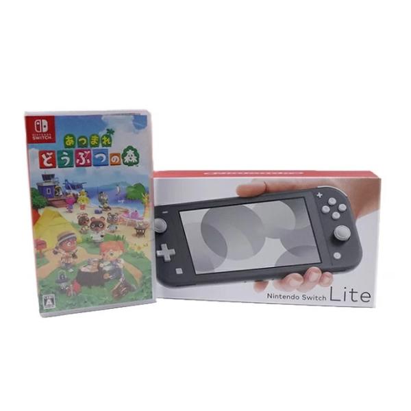 【本日発送】Nintendo Switch LITE グレー どうぶつの森セット Nintendo Switch 【即日発送、土、祝日発送 】任天堂 Lite グレー +