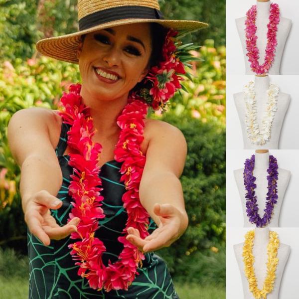 Maunaloa】ハワイアン カヒリジンジャー レイ フラダンス ハワイ雑貨