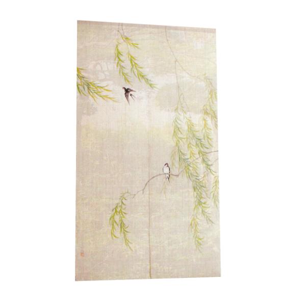 手描きのれん 南風(まぜ) 88×150cm 万葉舎 のれん 暖簾 和風 日除け