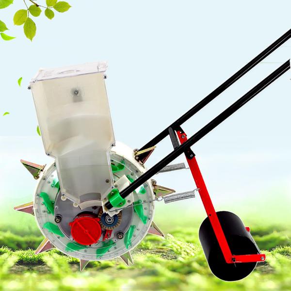手動種まき機 家庭用播種機 手動野菜種まき機 手動プッシュ 大豆 