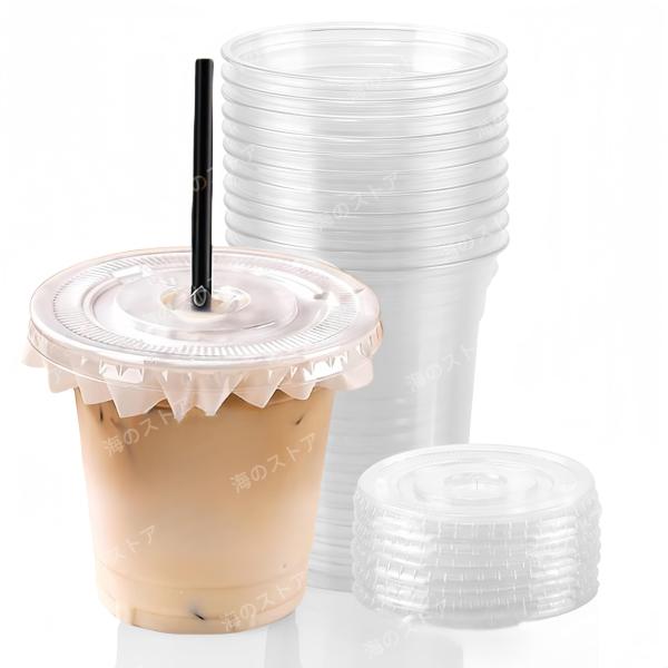 あと一週間で終了します！　使い捨てプラカップ 2,950個＋ストロー穴付きの平蓋 2,000個 使い捨てプラカップ 2,950個＋ストロー穴付きの平蓋 2,000個