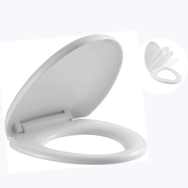 普通便座 フタ付前丸便座 ゆっくり閉まる 洋式トイレ U型便座 厚 ソフト閉止付き 黄変を防ぐ 簡単取り替え トイレの取替え用便座 トイレ用品 簡単便座交換 ホワ