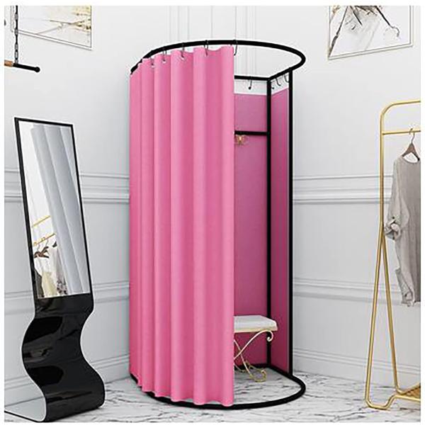 更衣室 フィッティングルーム 簡易 試着室 店舗 カーテンタイプ 置き型 作業服 着替え ロッカールーム コーナー 間仕切りカーテン 株式会社錦 、95x100x20 更衣室 フィッティングルーム 簡易 試着室 店舗 カーテンタイプ 置き型