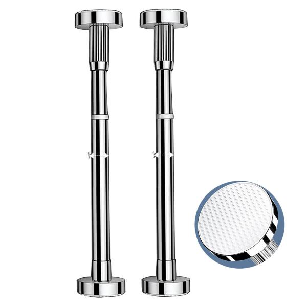 【優れた耐震性能】防震効果がより良く、天井や壁や家具を傷つけません、転倒防止つっぱり棒は高品質の素材で作られており、EVA保護パッドが付いてお、耐久性に優れています。【防水・防湿、耐食性】高分子合成樹脂とステンレス鋼で構成、家具との設置面は...