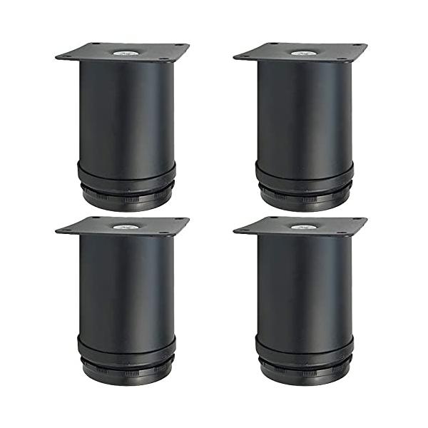 高品質：ステンレス鋼製テーブル 脚、電気めっき表面処理、防錆、耐腐食性、および清掃が容易です。長年の使用にも耐えられます、強力な支持力があり、各脚の耐荷重性は200Kg取り付けが簡単：高さ調節可能 テーブル 足、ネジ が付属しており, ネジ...