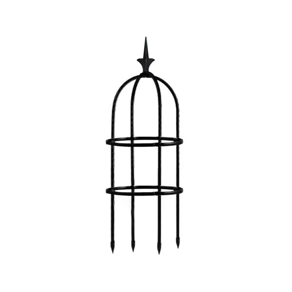 【高品質素材】植物登りトレリスは内管に太い鋼管を使用しており、耐用年数が長いです。夏の高温でつるが熱くなるのを防ぐため、外側の樹脂はプラスチックでコーティングされています。鋼管は内部が空洞で、軽くてかさばりません。【植物の形作り】つる植物の...