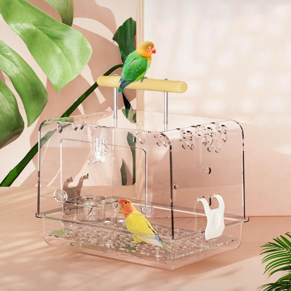 オカメインコ　ケージ 鳥かご 鳥籠 鳥 ケージ オカメインコ ケージ【30*21*23CM小型