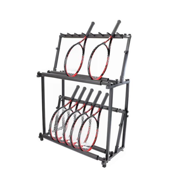 ラケットラック バドミントン/テニス用大型ラケットディスプレイラック