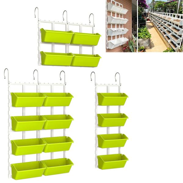 野菜の壁掛け 植木鉢 プランター 引っ掛け式 壁掛け垂直プランター 壁面緑化 野菜