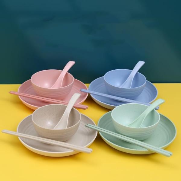 食器セット 小麦ら食器 4人分 プラスチック ディナーセット 一人暮らし