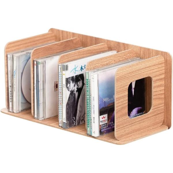 Dvd 収納 ラック レコード Cdラック 木製収納ディスプレイラックDVD