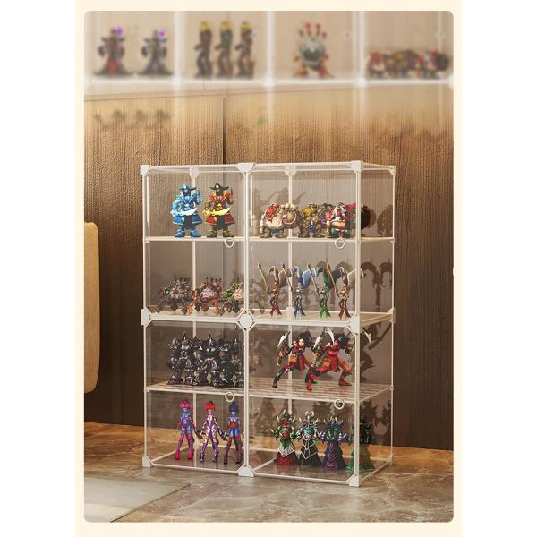 【収納のお悩み解決】見た目や雰囲気に影響を与える、物が散らかったり紛失したりする心配はありません。 仕切りは取り外し可能で、大きな荷物にも対応可能です。 6面が透明なので、よりはっきりと見ることができます。【ディスプレイボックスのメリット】...