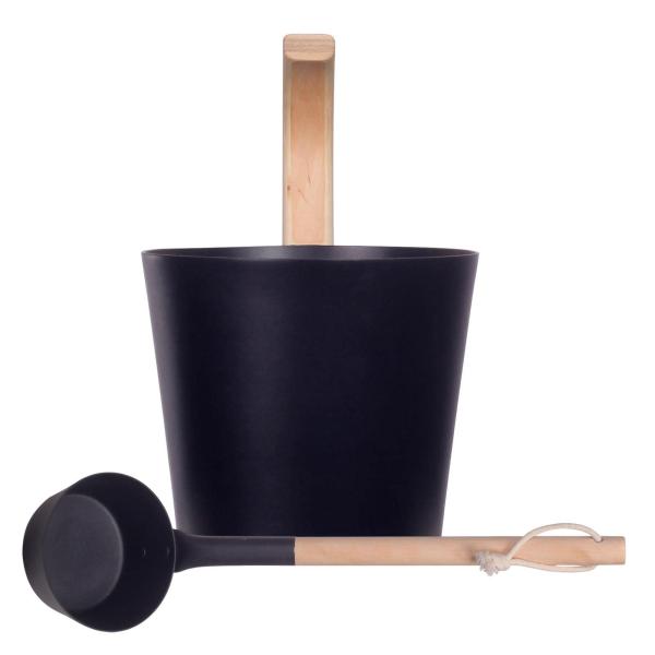 【素材】この製品は高品質のアルミニウムで作られており、頑丈で耐久性があり、漏れ防止、割れにくく、変形しにくく、お手入れも簡単！最も豪華なサウナの必需品です！【ハンドル付き】大型サウナバレルとサウナスプーン付き、握りやすいように木製のハンドル...