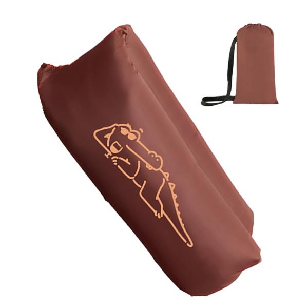 ?瞬時に快適：インフレータブルラウンジャーで楽にリラックスをお楽しみください。ポンプは必要ありません。風に対して開いて固定するか、扇風機で膨らませるだけです。使いやすく、アウトドアの快適さに最適です。?快適なソファ：当社のインフレータブルラ...