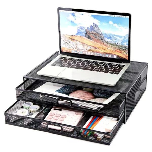 【製品寸法】：モニター台 卓上，長さ40cm、幅30cm、高さ11cm、ほとんどの家庭やオフィススペースに適しています。自宅でもオフィスでも、作業効率を大幅に向上させ、健康的な生活を促進するとともに、活動を便利にサポートします。【頑丈な構造...