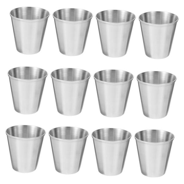 ショットグラス 30ml 金属 12個セット ステンレス エスプレッソ