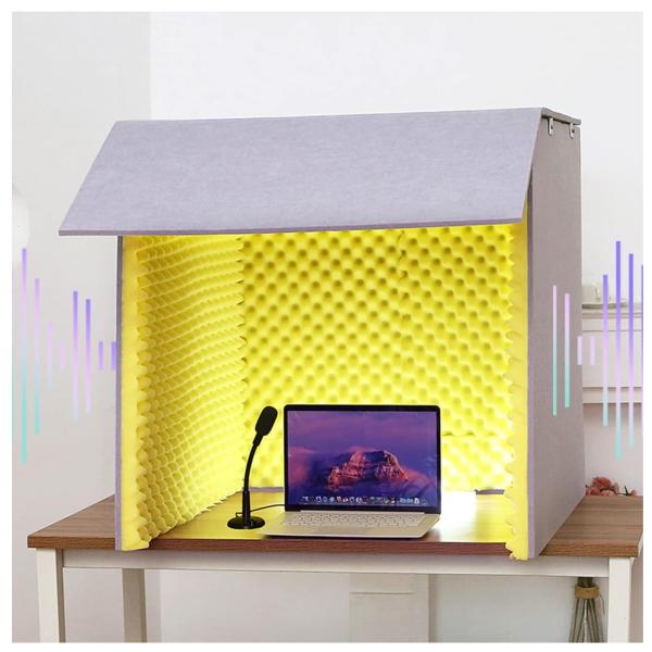 防音ブース 防音ボックス 簡易防音室1人用 テレワーク 卓上吸音