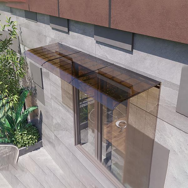 透明屋根庇 住宅用ひさし 窓の屋根 雨よけ 透明なポリカ日除け