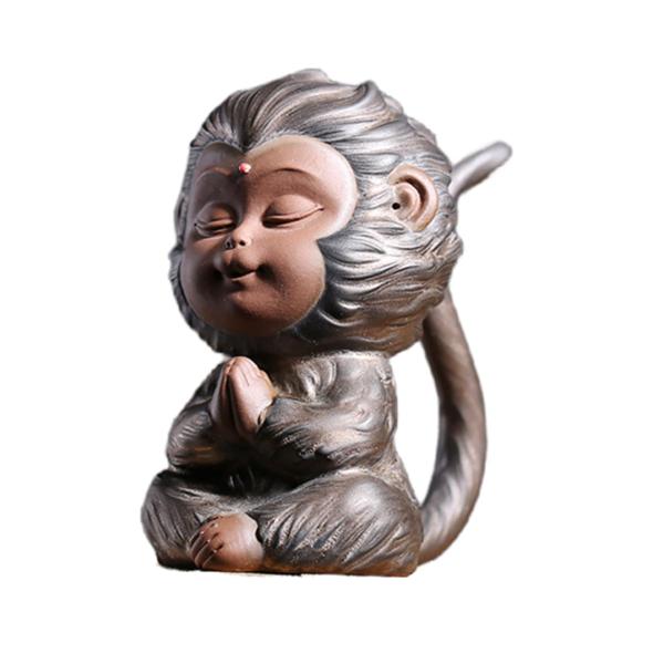 孫悟空香挿 置物 可愛猿 孫大聖 茶寵 装飾品 工芸品 美術品 置物 kaino_p2120712c1
